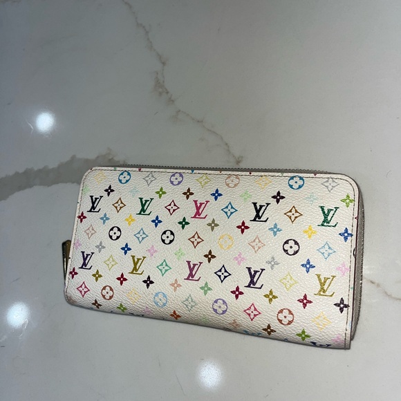 Louis Vuitton White Multicolor Women's Wallet